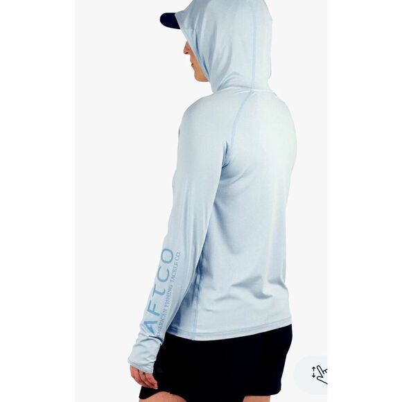 NWT AFTCO women’s Samurai hooded shirt, $40 XS A44 - Picture 1 of 7